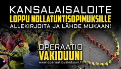 Käykää kirjoittamassa nimi näi voitte vaikuttaa